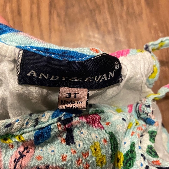 Colorful Floral Andy & Evan tank top - Picture 2 of 3